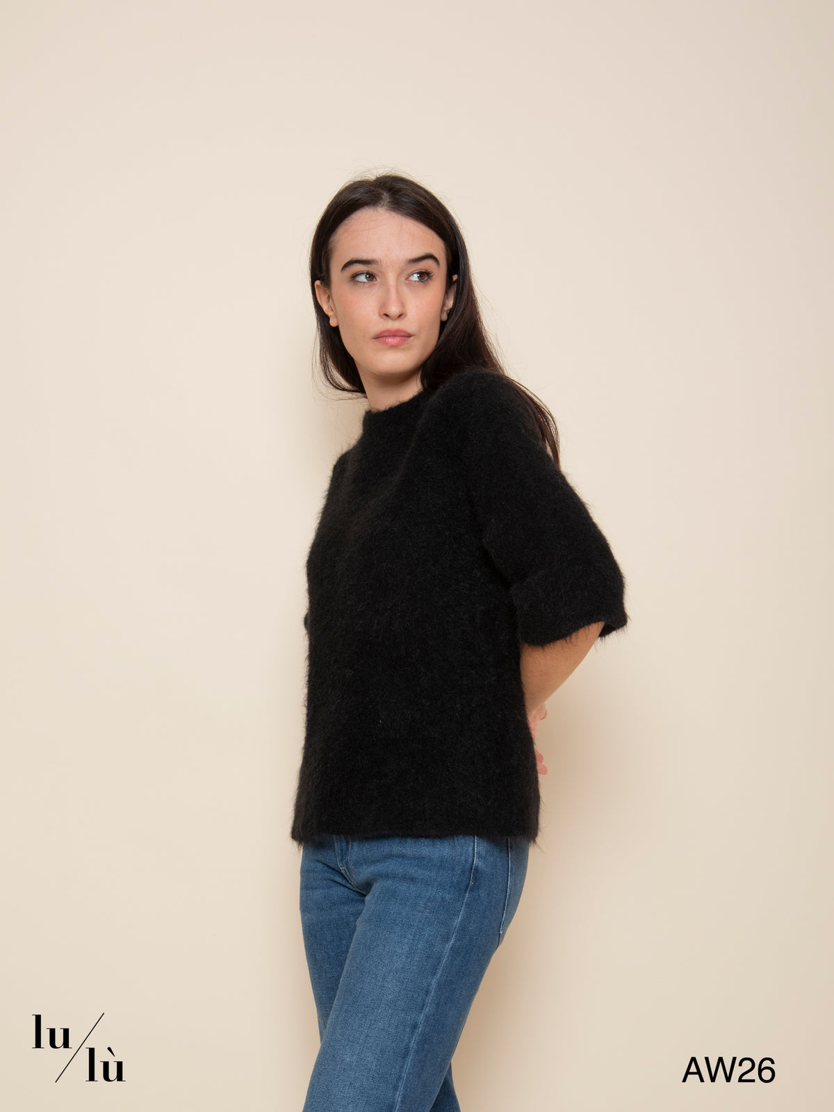 Clio - Maglia in Superkid Mohair e lana merinos