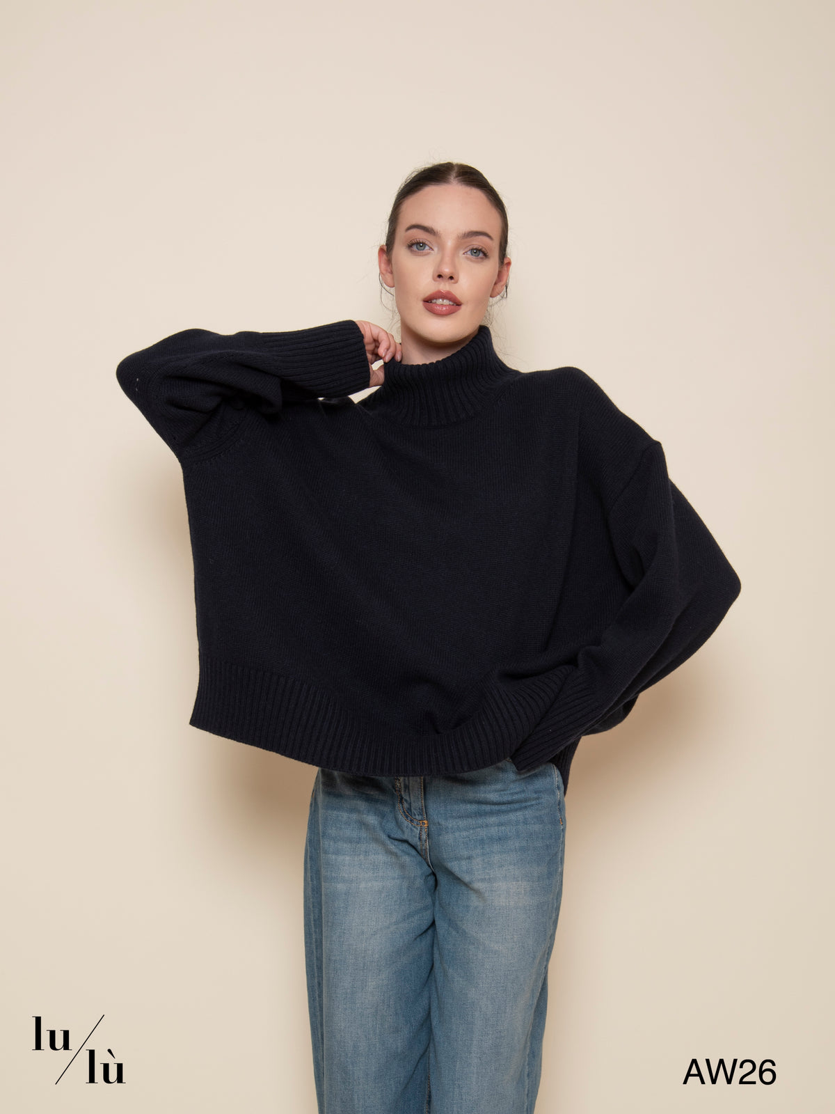 William Blu - Maglione dolcevita oversize