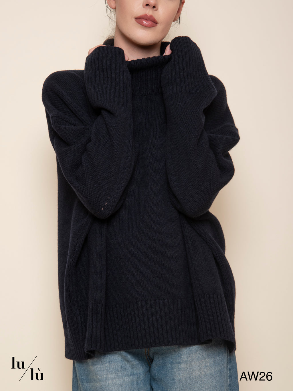 William Blu - Maglione dolcevita oversize