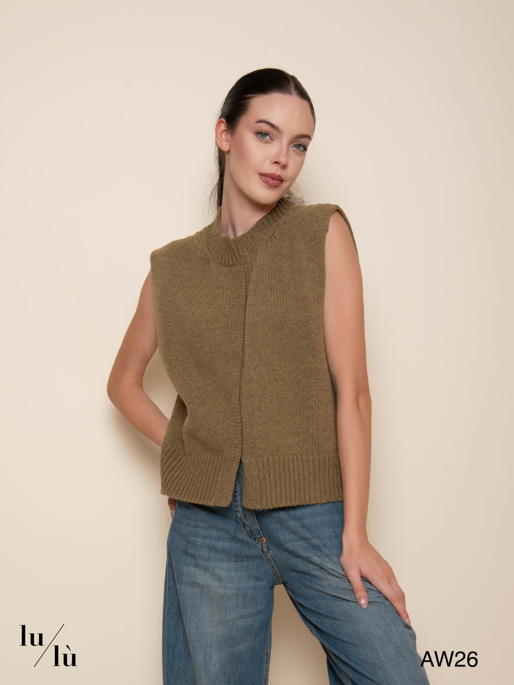 Kaliane - Gilet in lana vergine