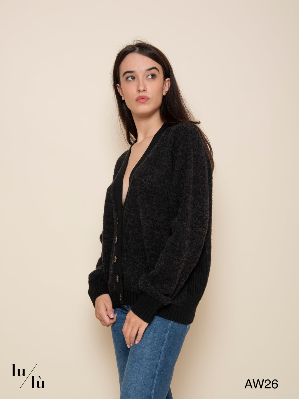 Pra - Cardigan oversize in lana