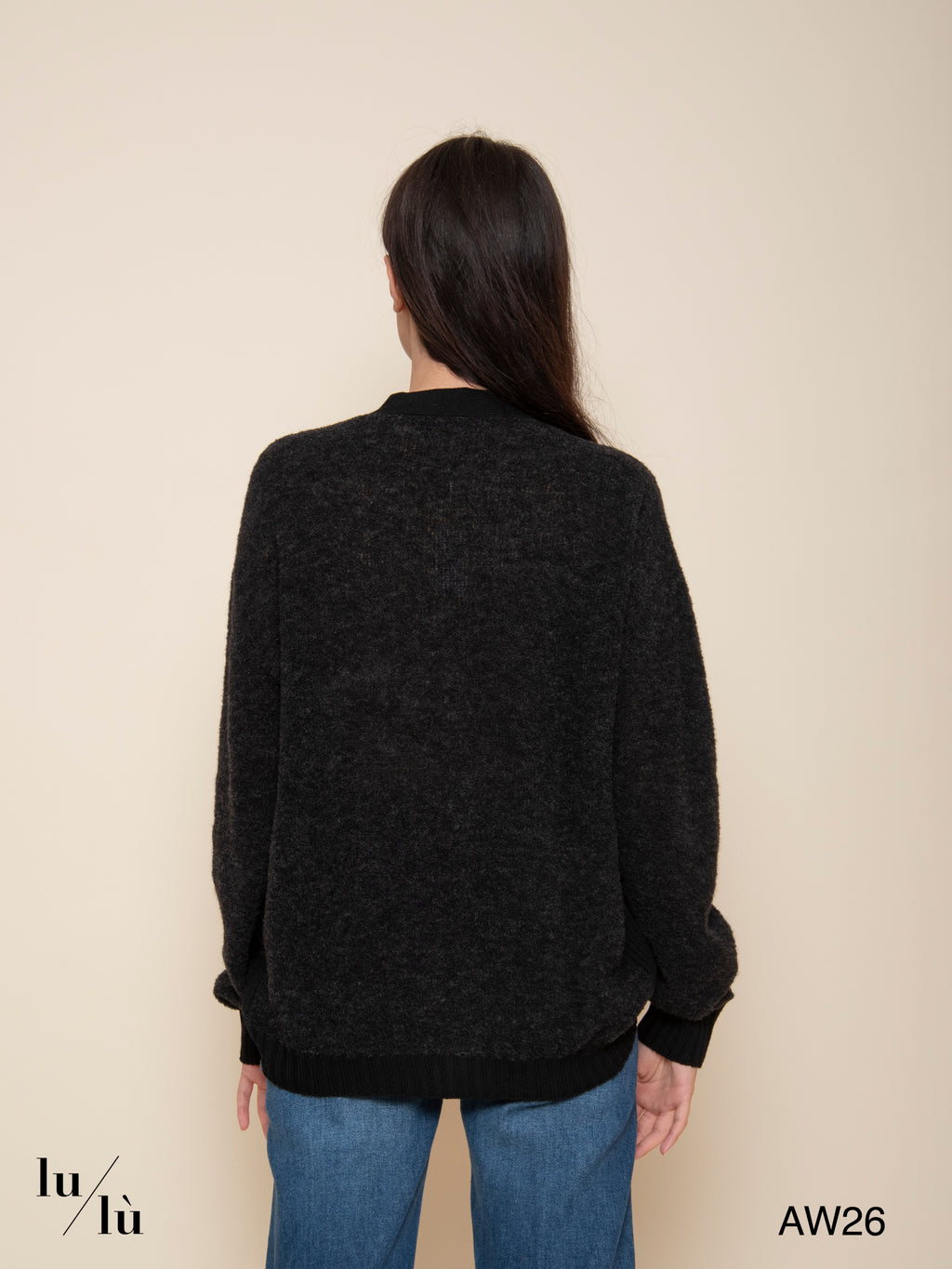 Pra - Cardigan oversize in lana