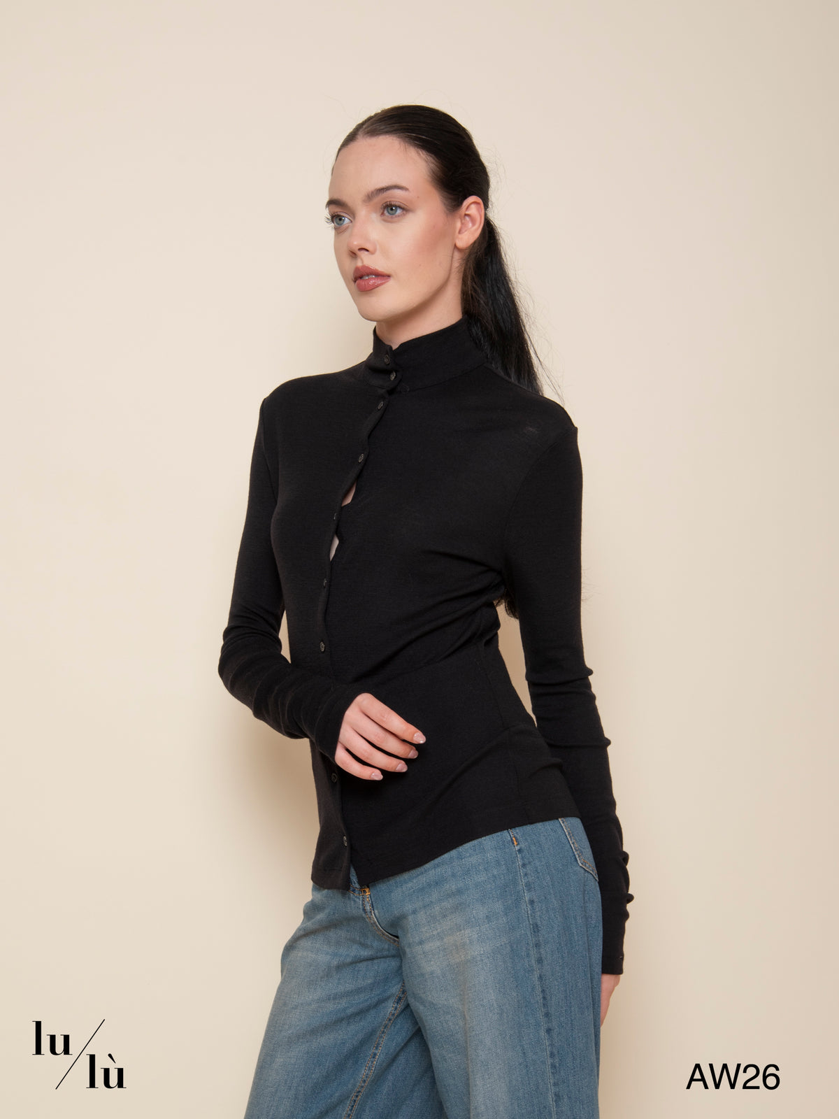 Jada - Cardigan in 100% lana vergine
