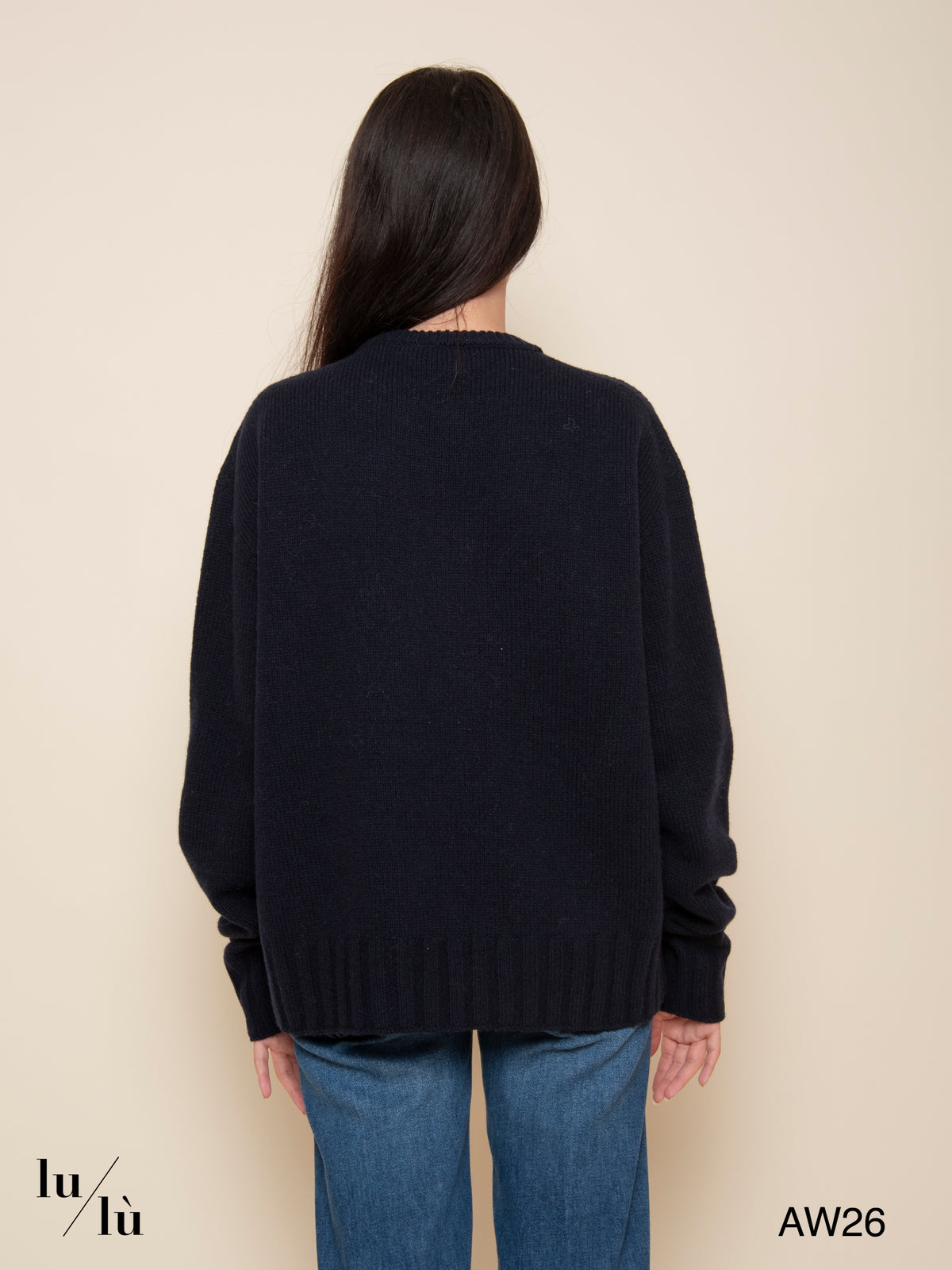 Bea - Maglia oversize in lana merino e cashmere