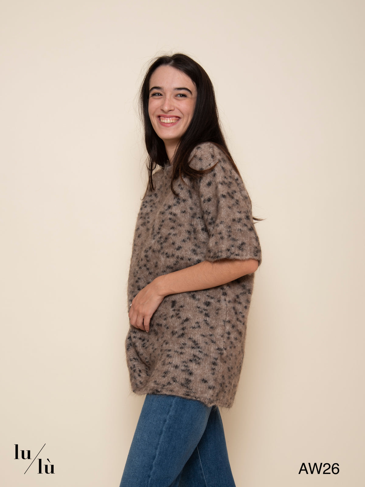 Megan - Maglia oversize in mohair e lana merino