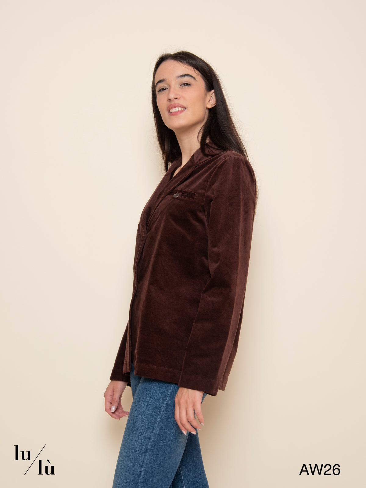 Naomi Brown - Blazer in velluto di cotone