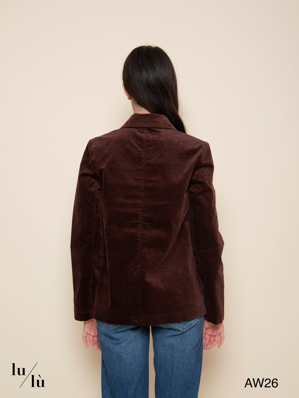 Naomi Brown - Blazer in velluto di cotone