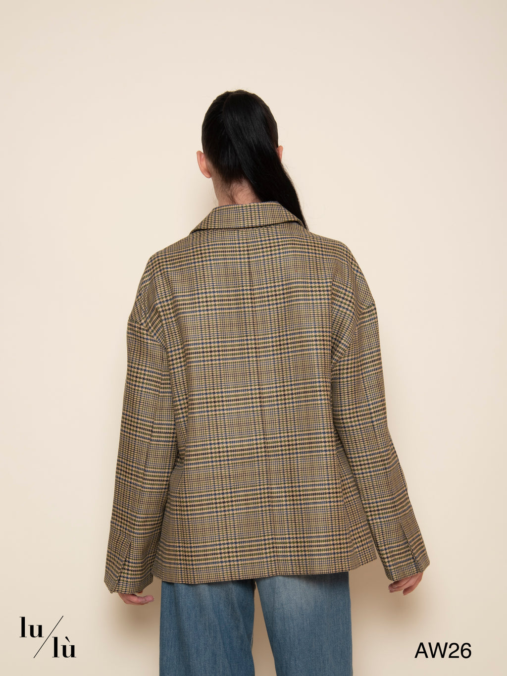 Keira - Giacca in lino check