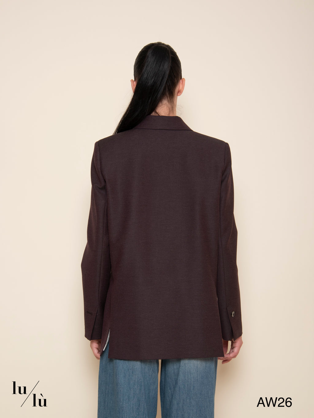 Scarlet - Blazer doppiopetto in misto lana