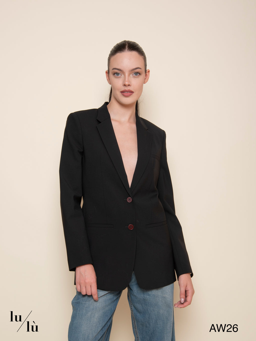 Natalie - Blazer sartoriale in lana vergine