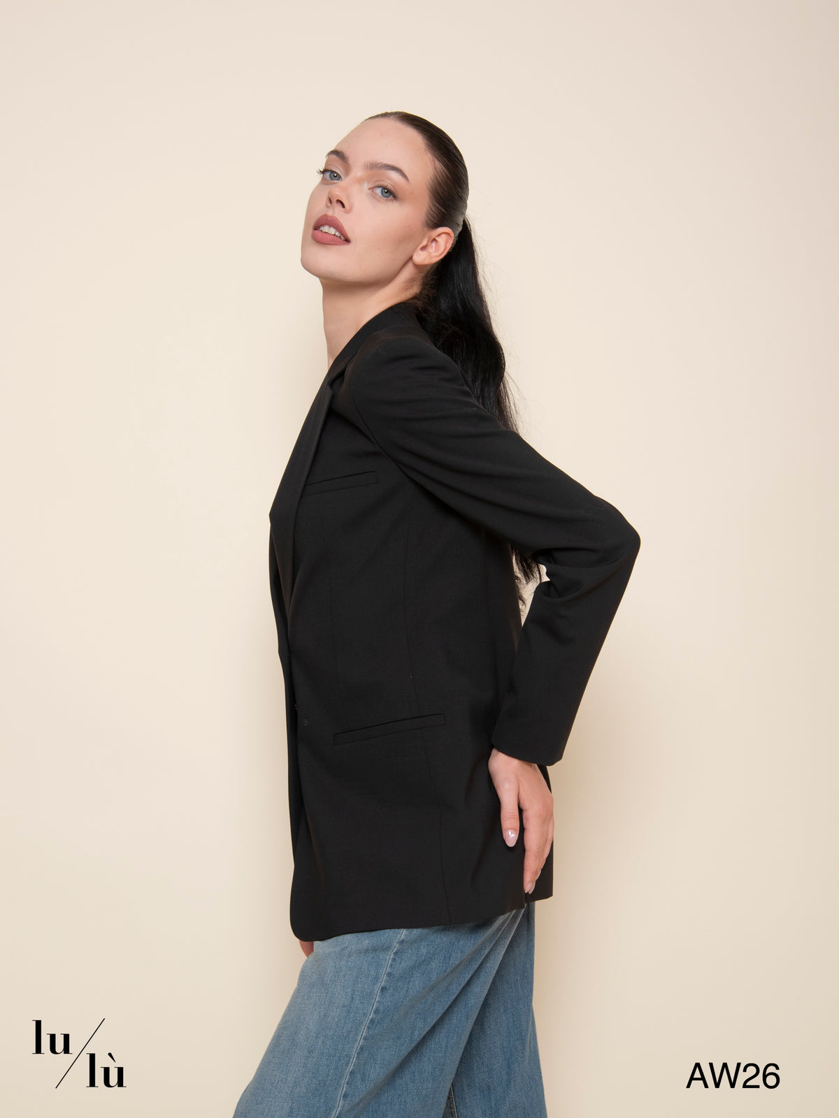 Natalie - Blazer sartoriale in lana vergine