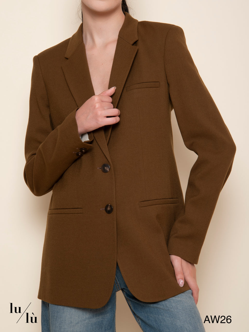 Diana - Blazer sartoriale in lana vergine