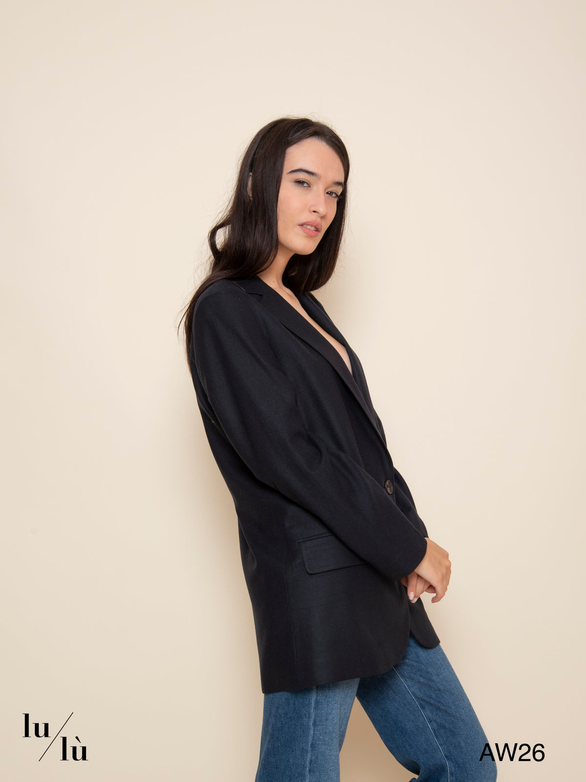 Vouzio - Blazer sartoriale in misto lana