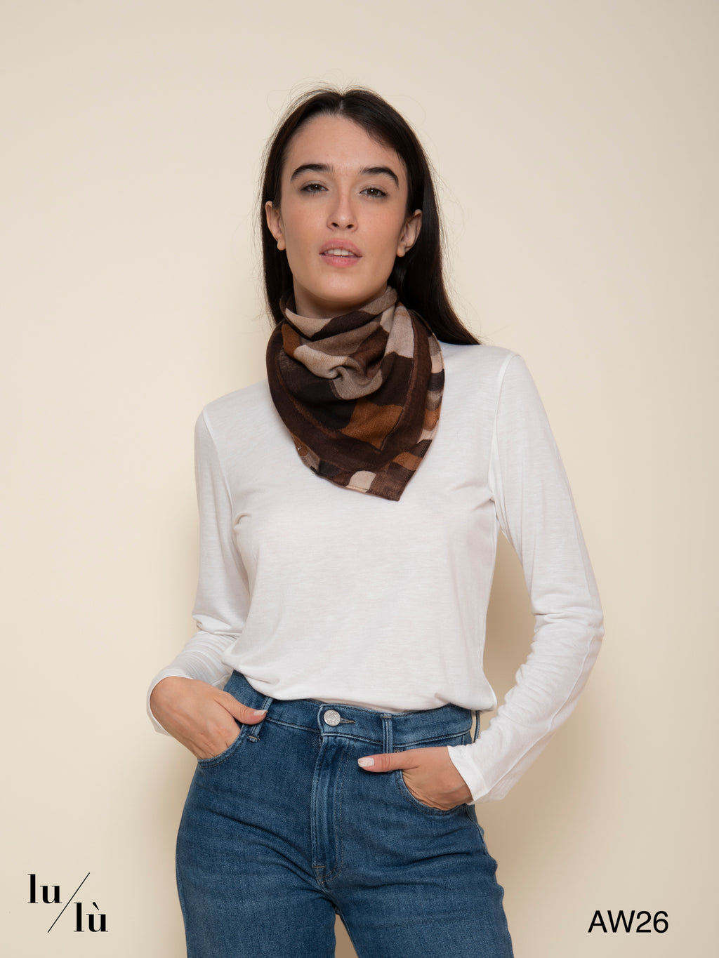 Amy Brown - Foulard Bandana in lana
