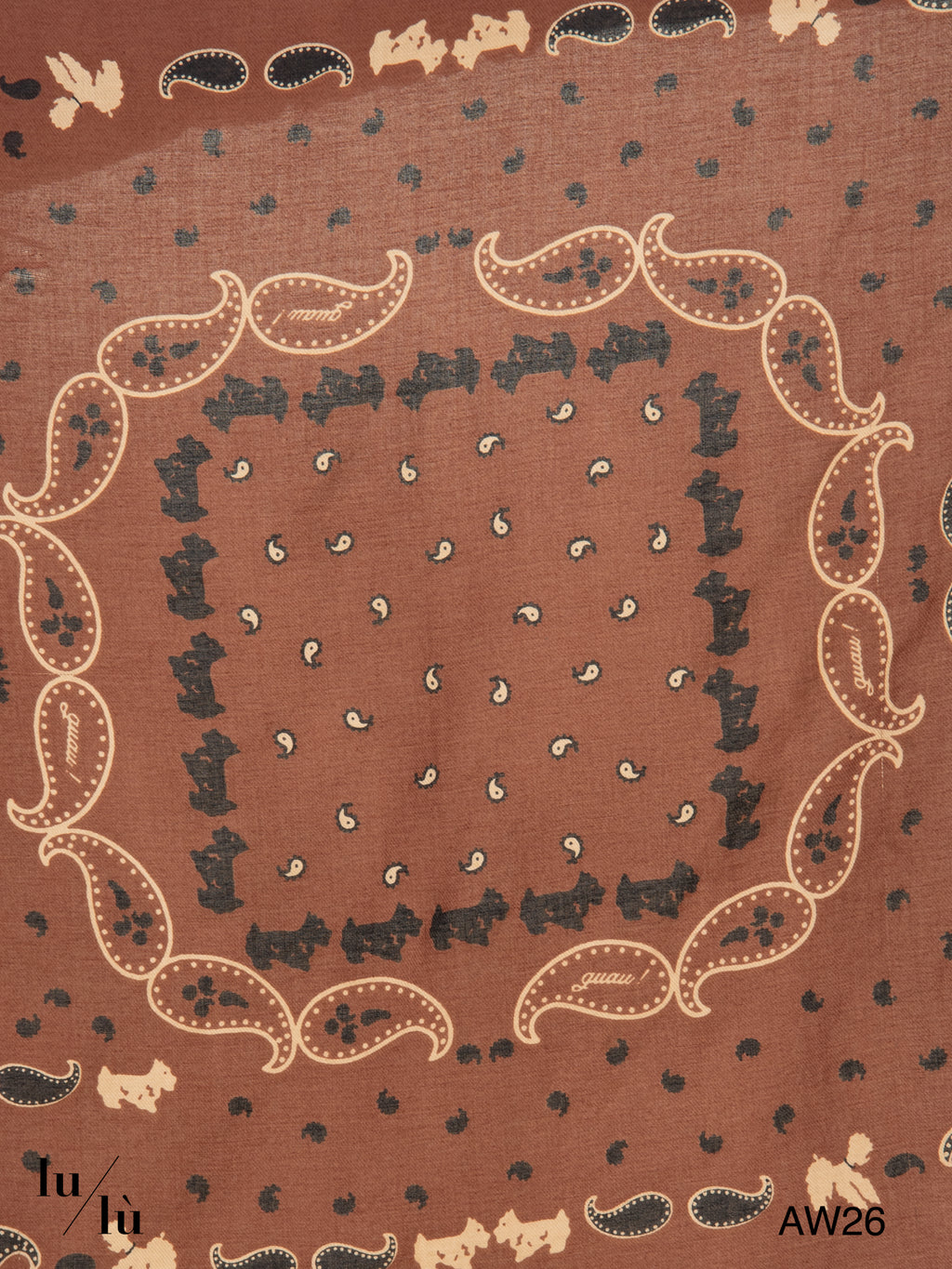 Lori Brown - Foulard quadrato con stampa bandana