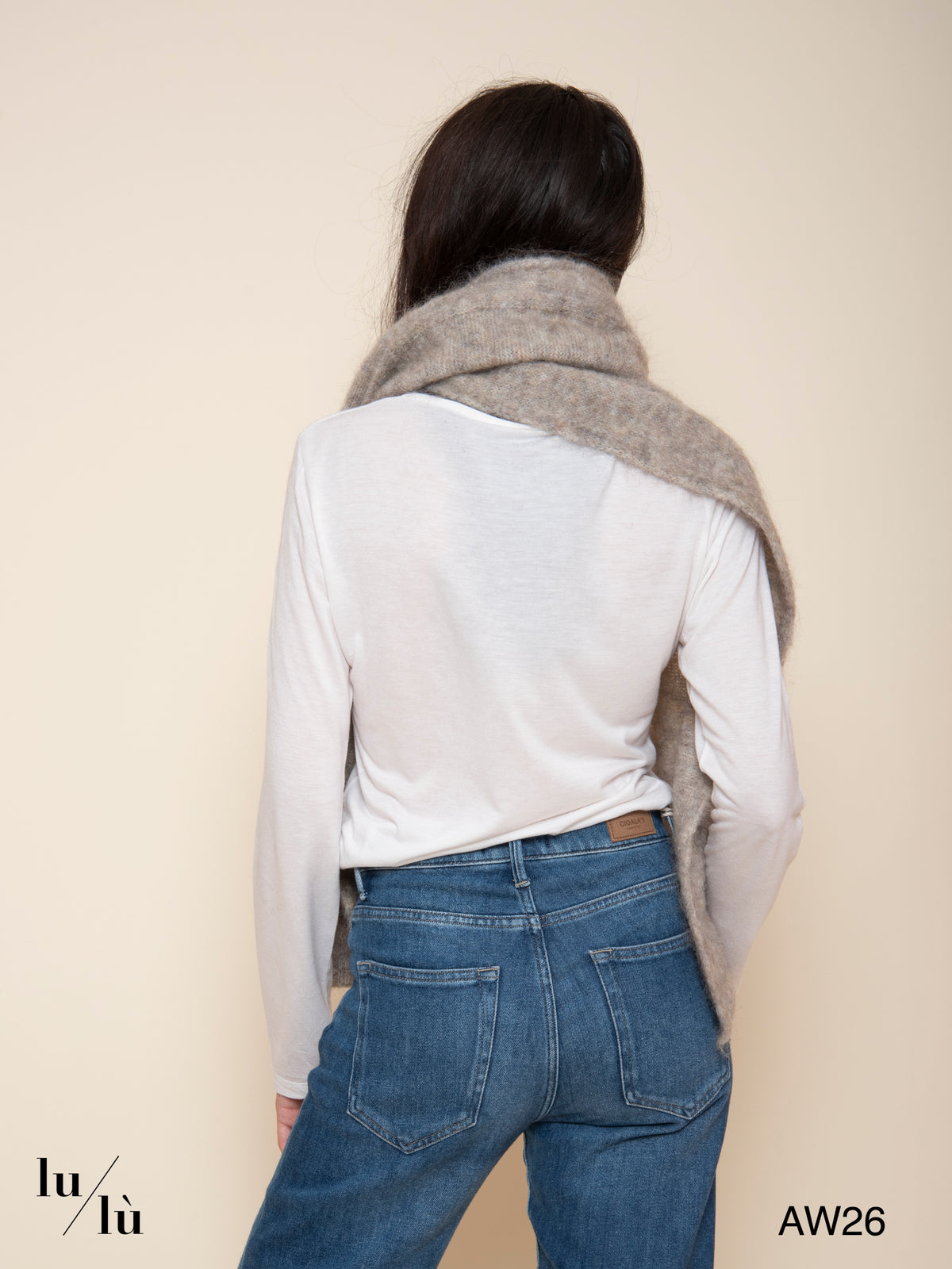 Alouette Galette - Sciarpa in mohair e lana