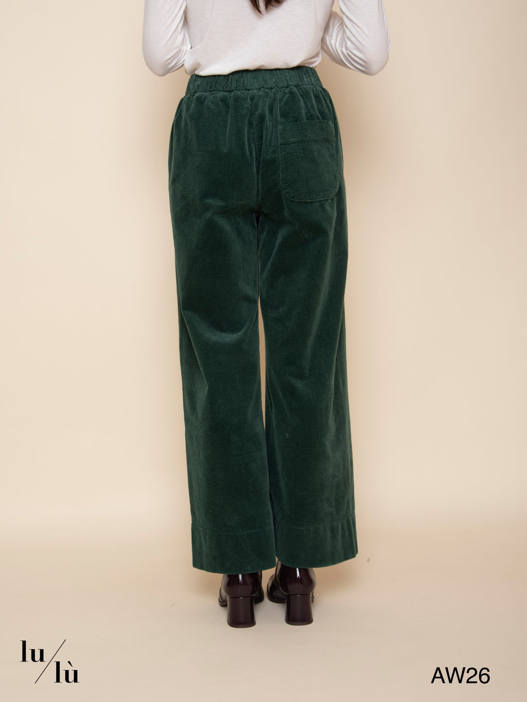 Jimmy - Pantalone in velluto a coste verde