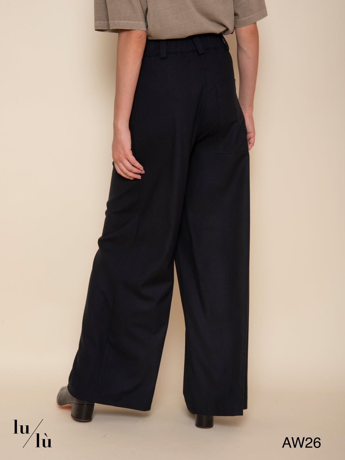 Juliet - Pantalone ampio in misto lana