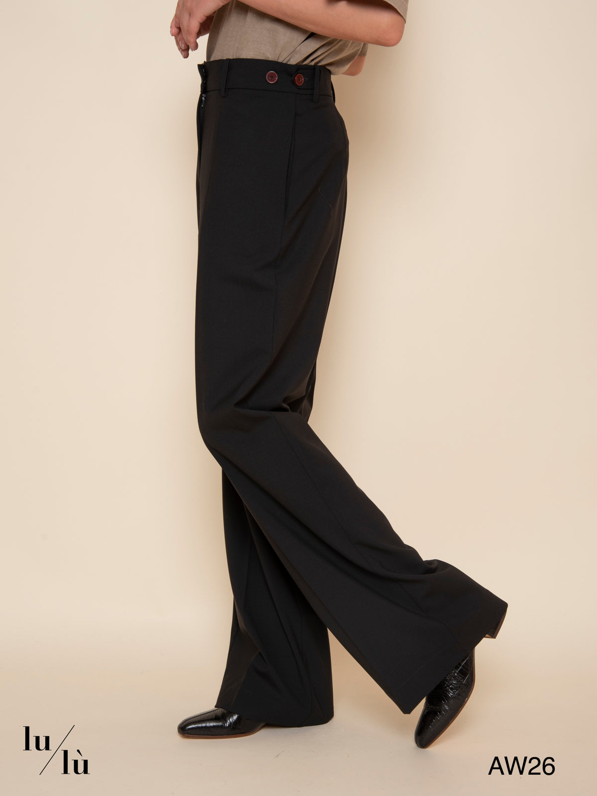 Josephine - Pantalone in lana vergine
