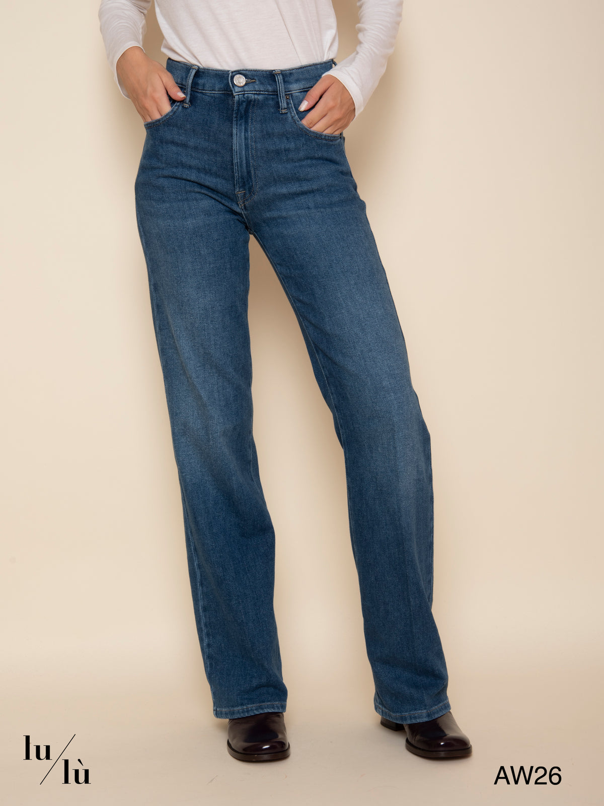 Eve - Jeans straight leg blu