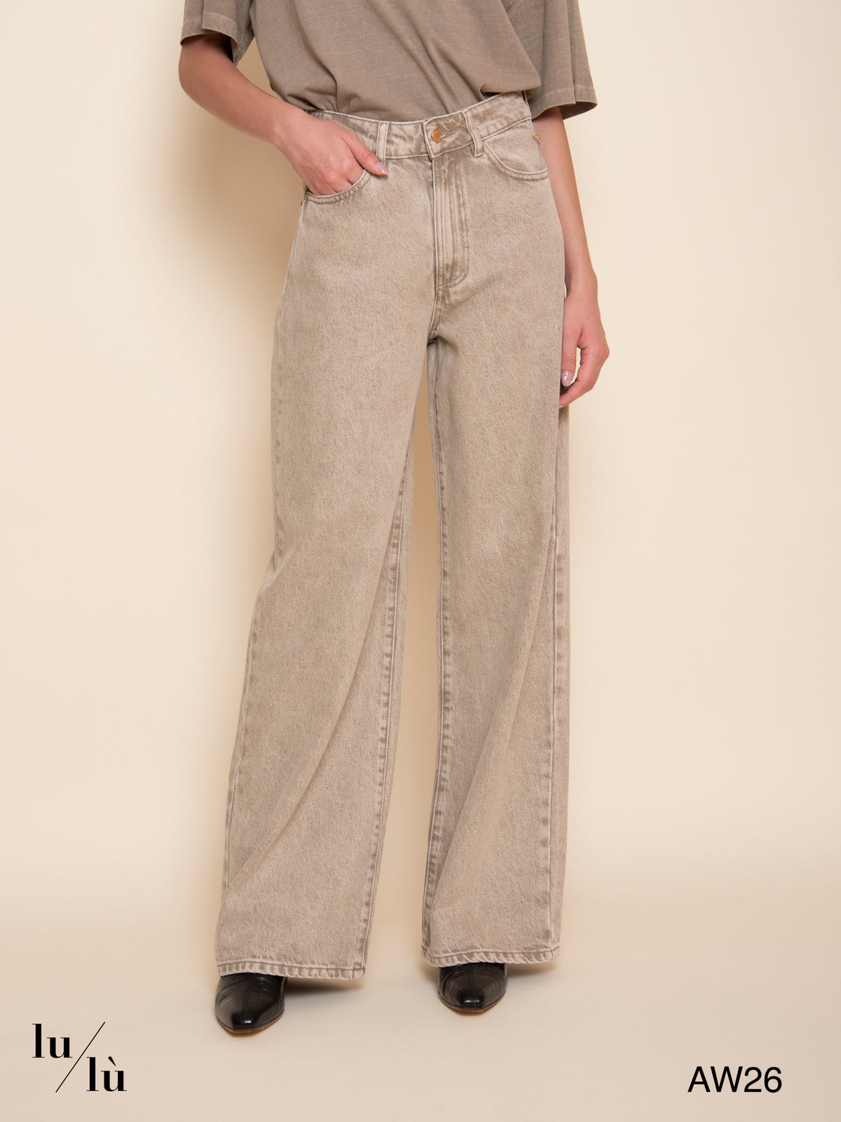Louela Sand - Jeans wide leg
