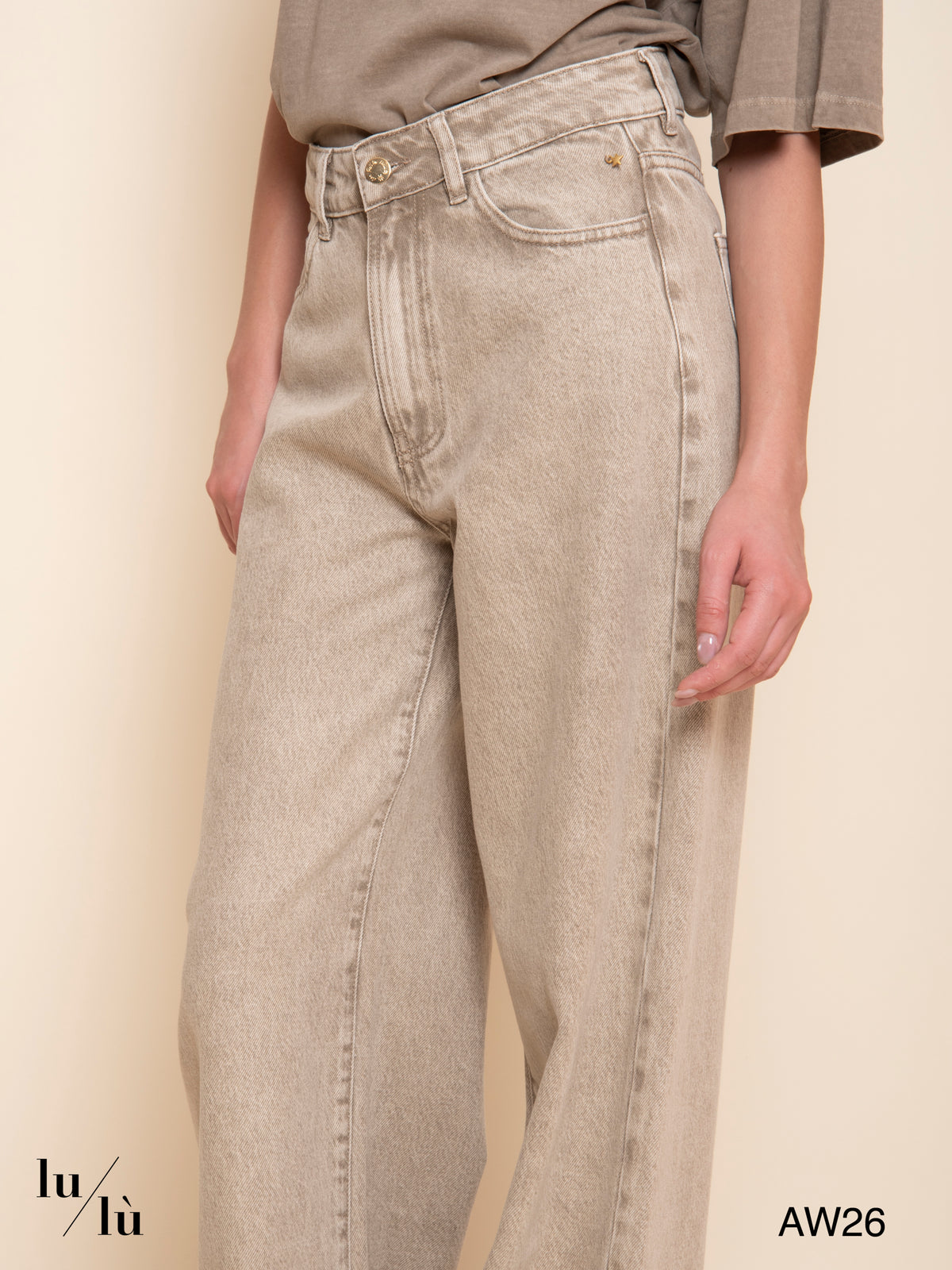 Louela Sand - Jeans wide leg