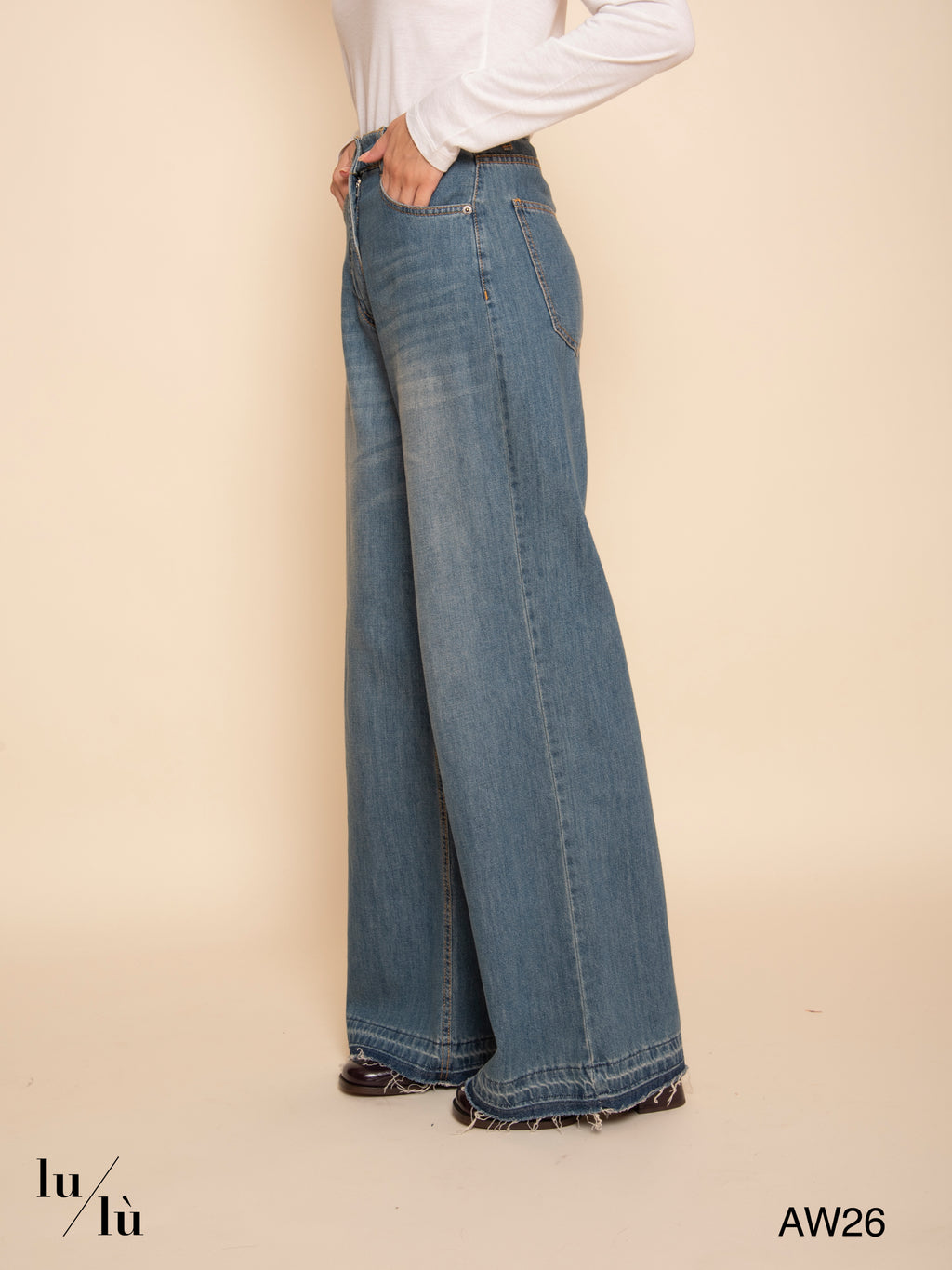 Aoki - Jeans a gamba larga