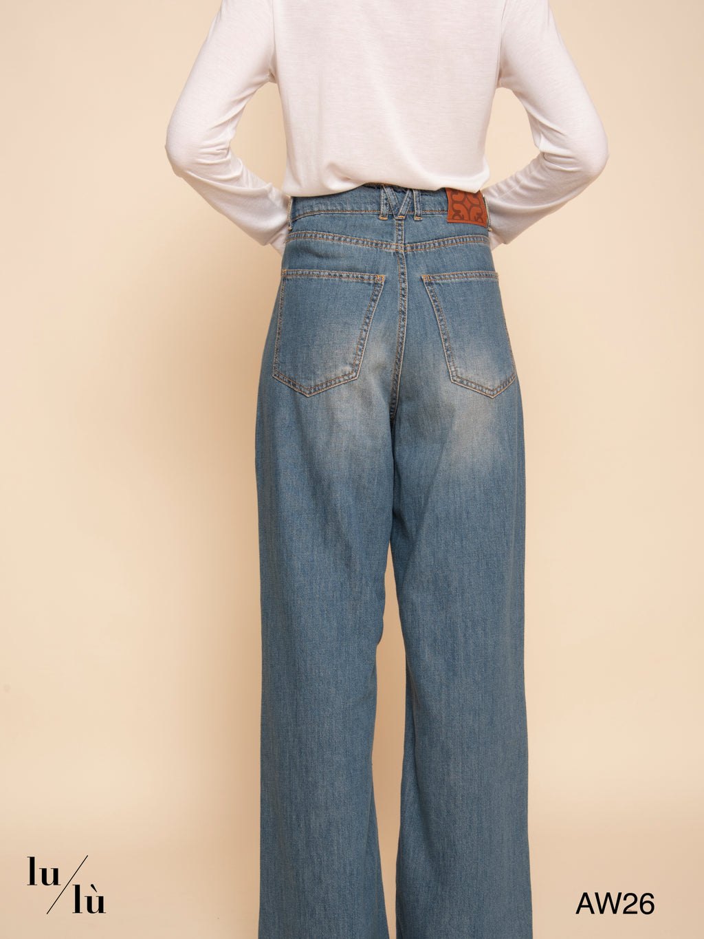 Aoki - Jeans a gamba larga