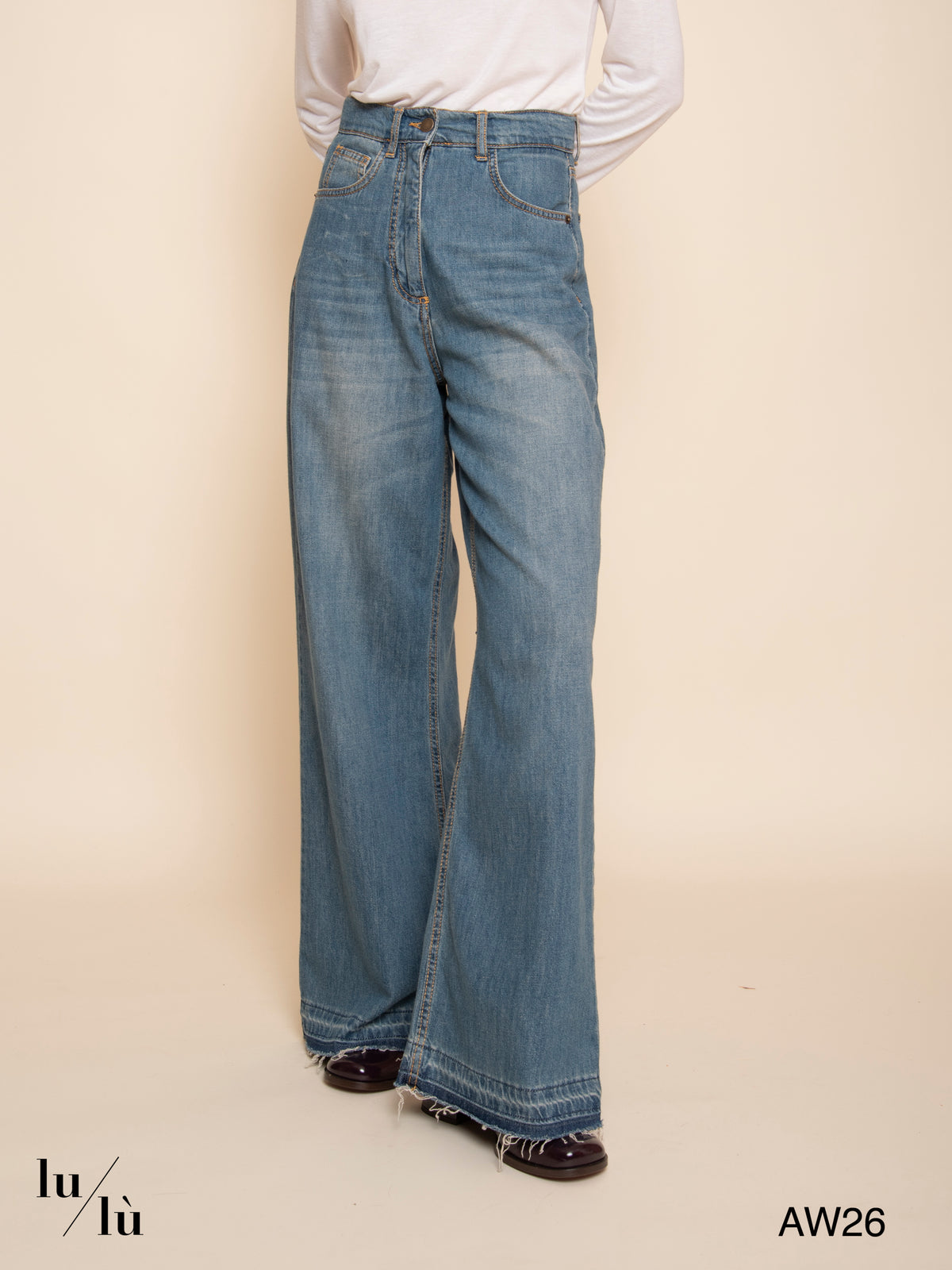 Aoki - Jeans a gamba larga