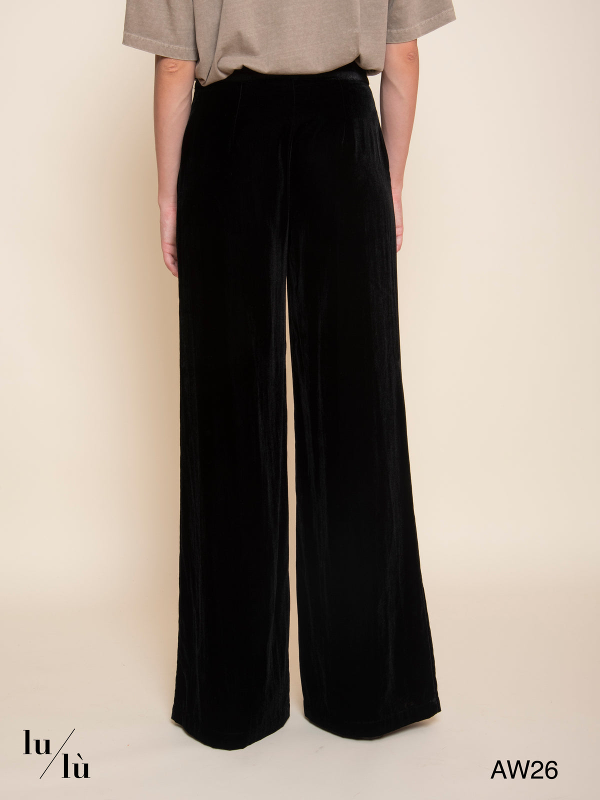 Candeo Velvet - Pantalone in velluto liscio