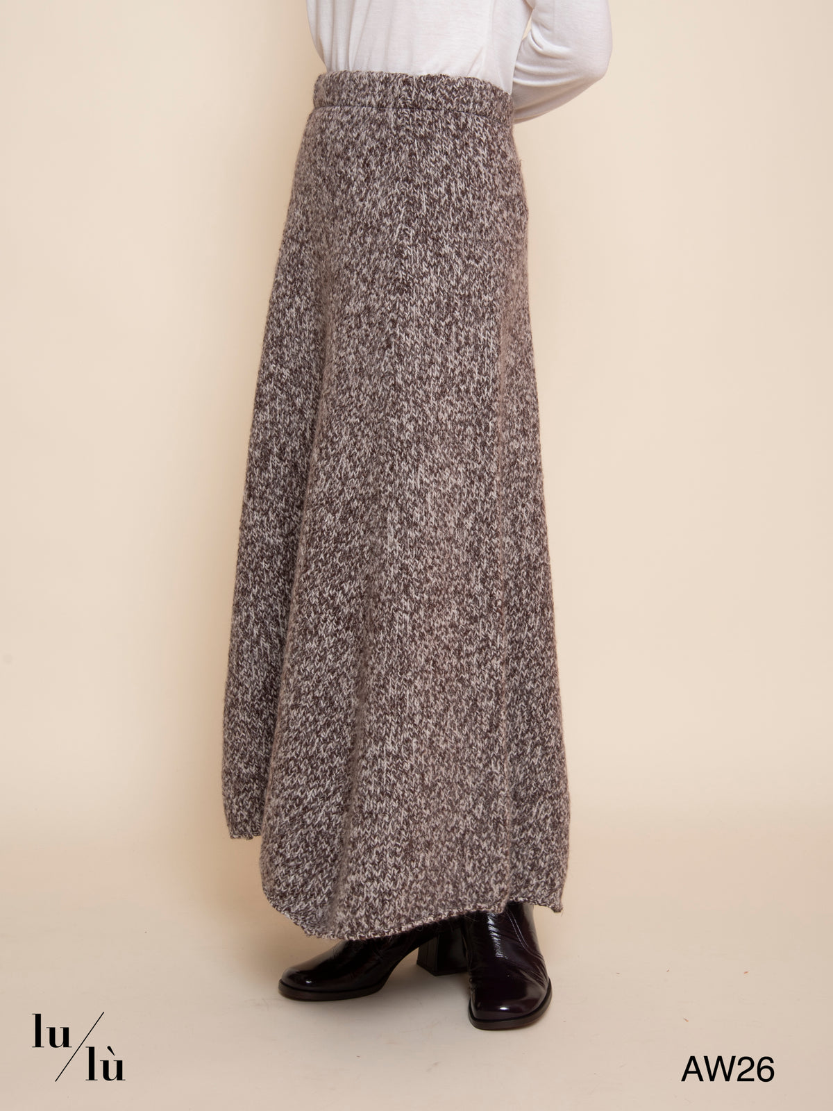 Stefany - Gonna lunga in lana e alpaca