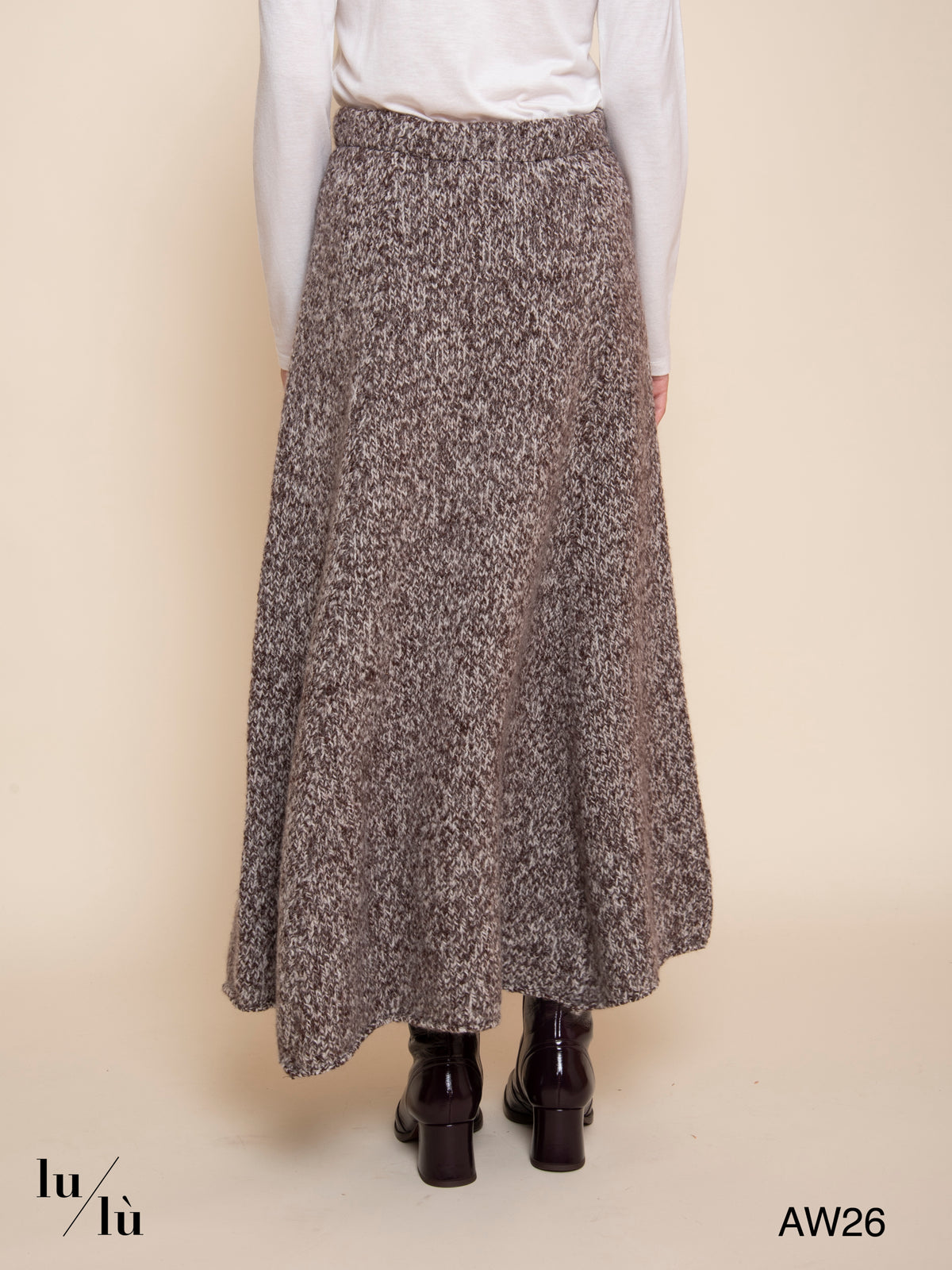 Stefany - Gonna lunga in lana e alpaca