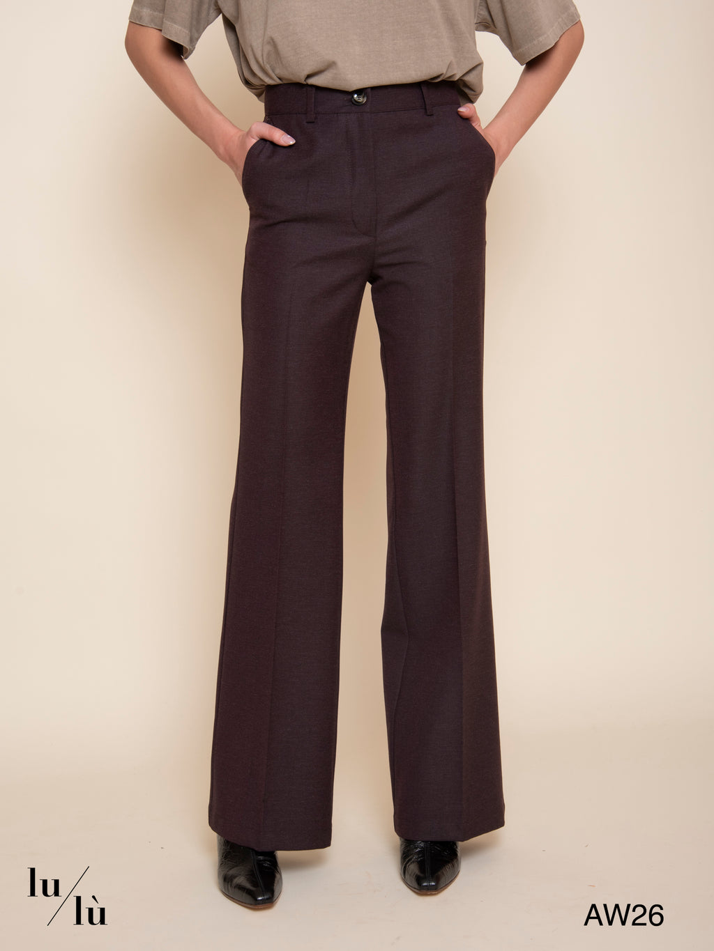 Solea - Pantalone Bordeaux