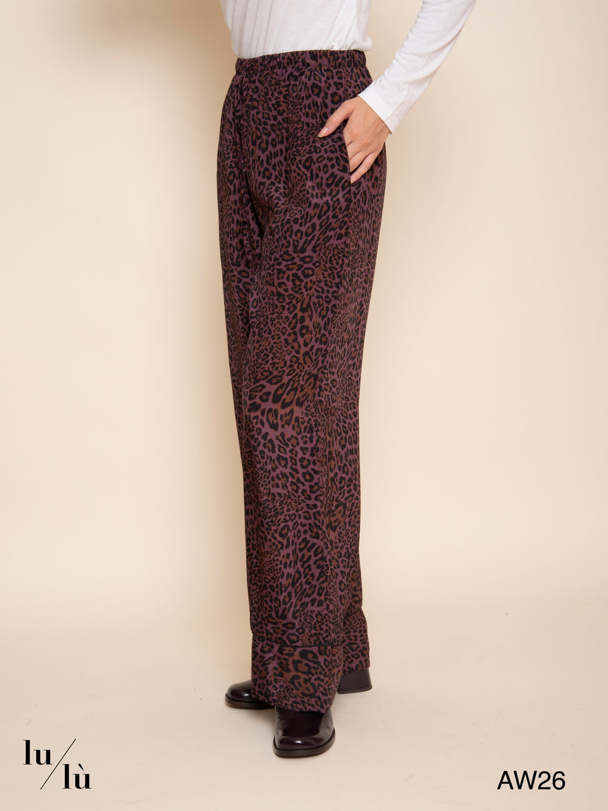 Leo - Pantalone stile pigiama animalier