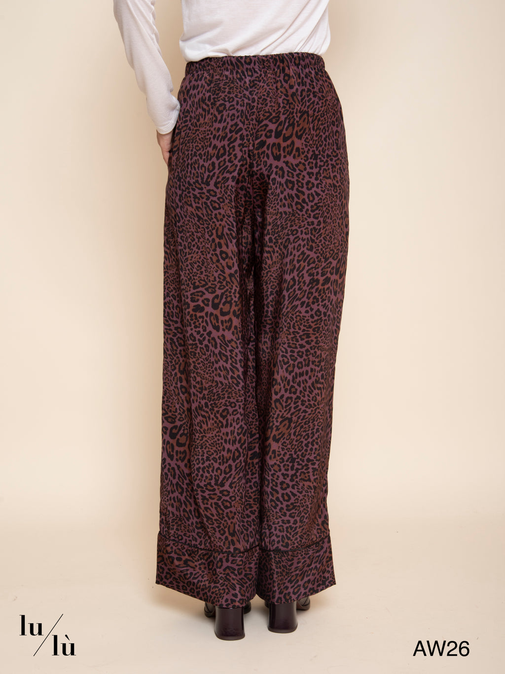 Leo - Pantalone stile pigiama animalier