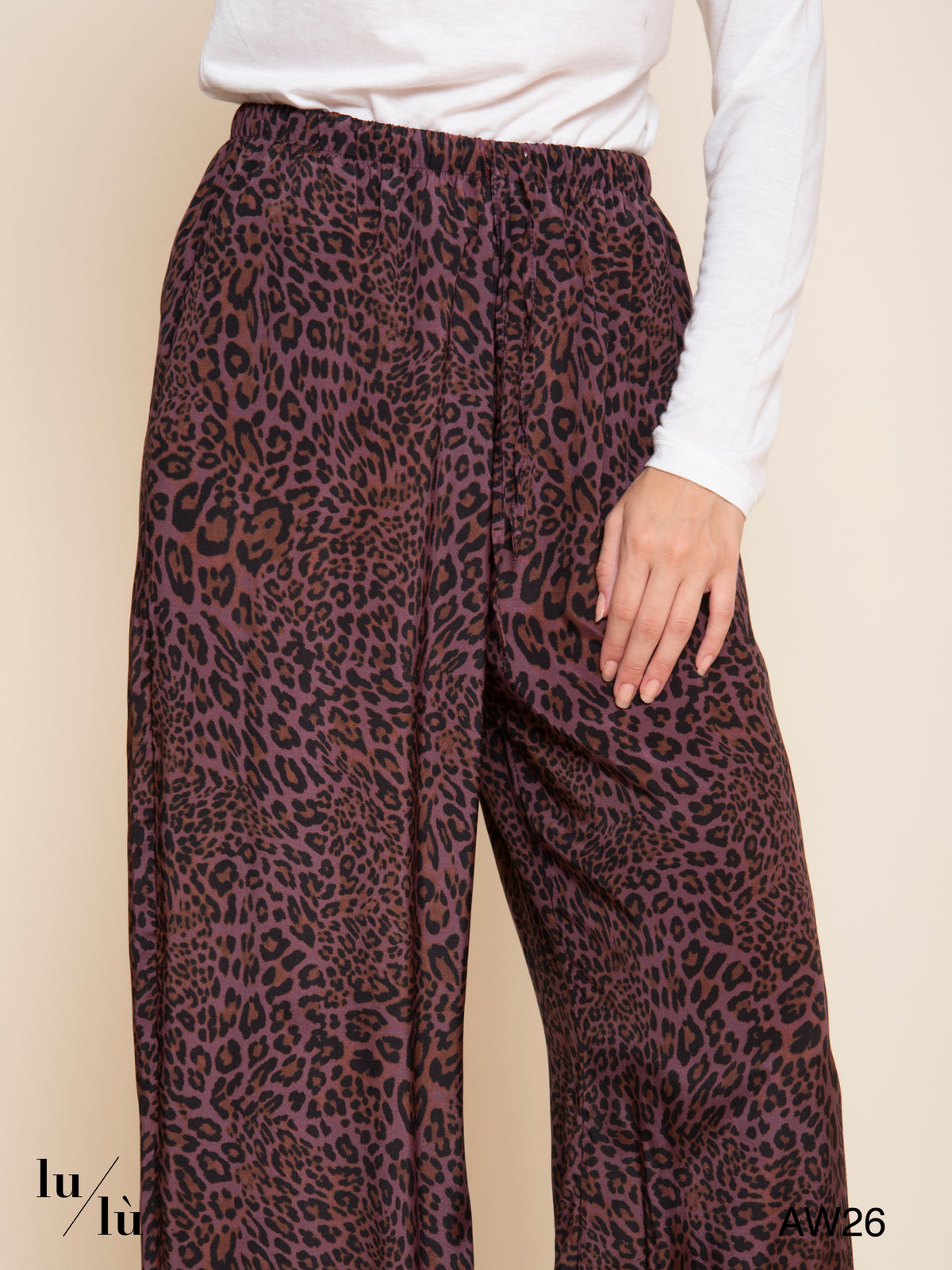 Leo - Pantalone stile pigiama animalier
