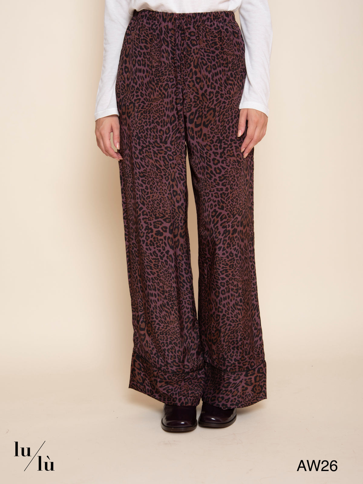 Leo - Pantalone stile pigiama animalier
