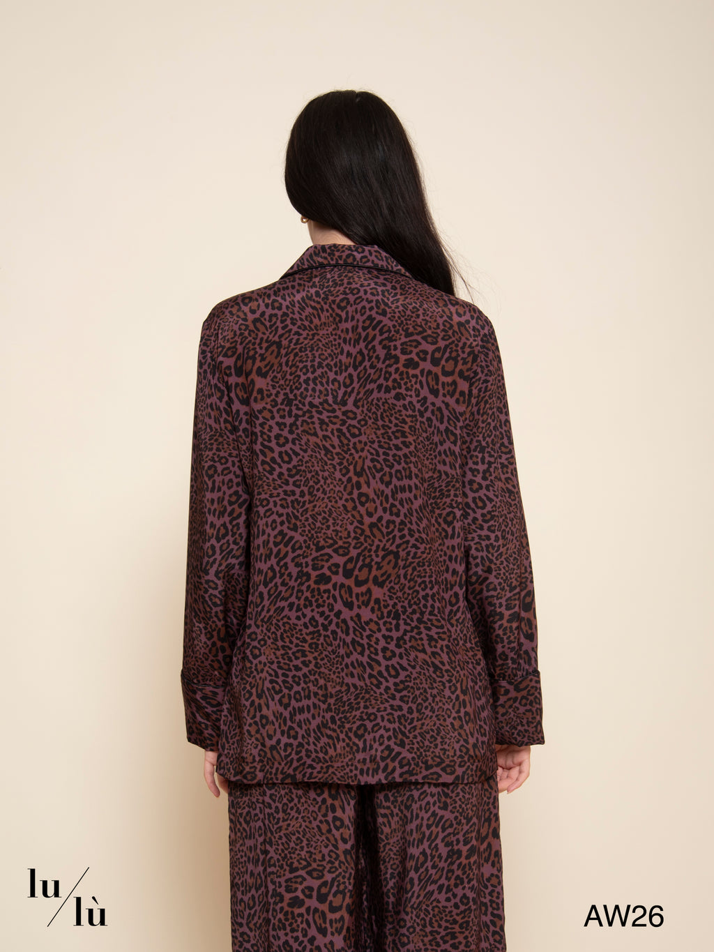 Leo - Pantalone stile pigiama animalier