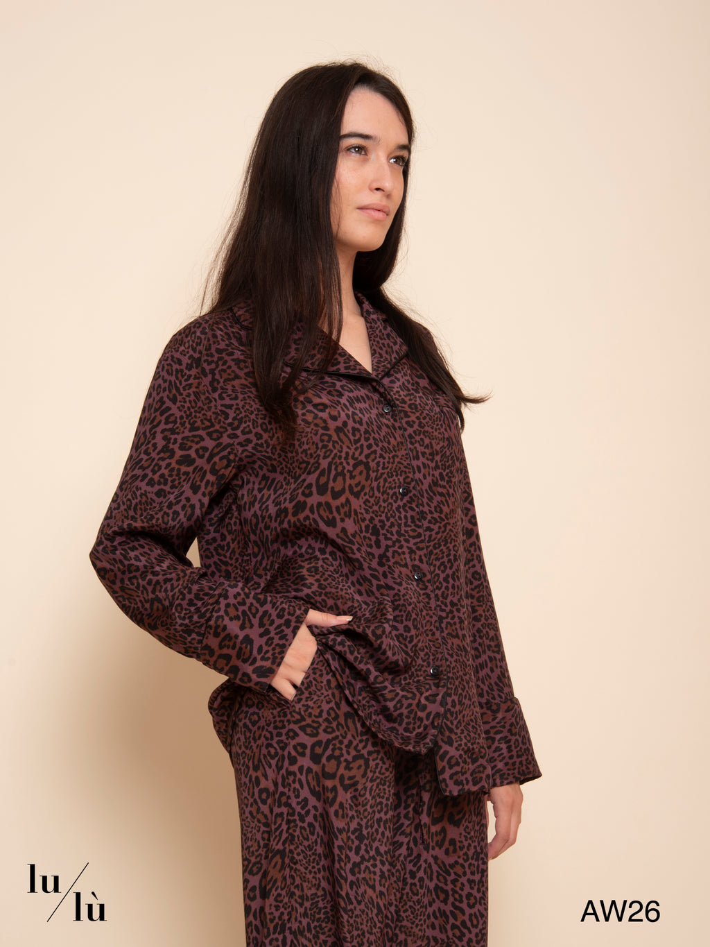 Leo - Pantalone stile pigiama animalier