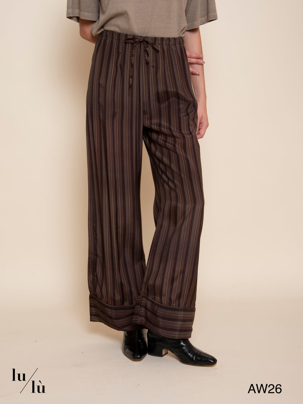 Pervis - Pantalone stile pigiama a righe