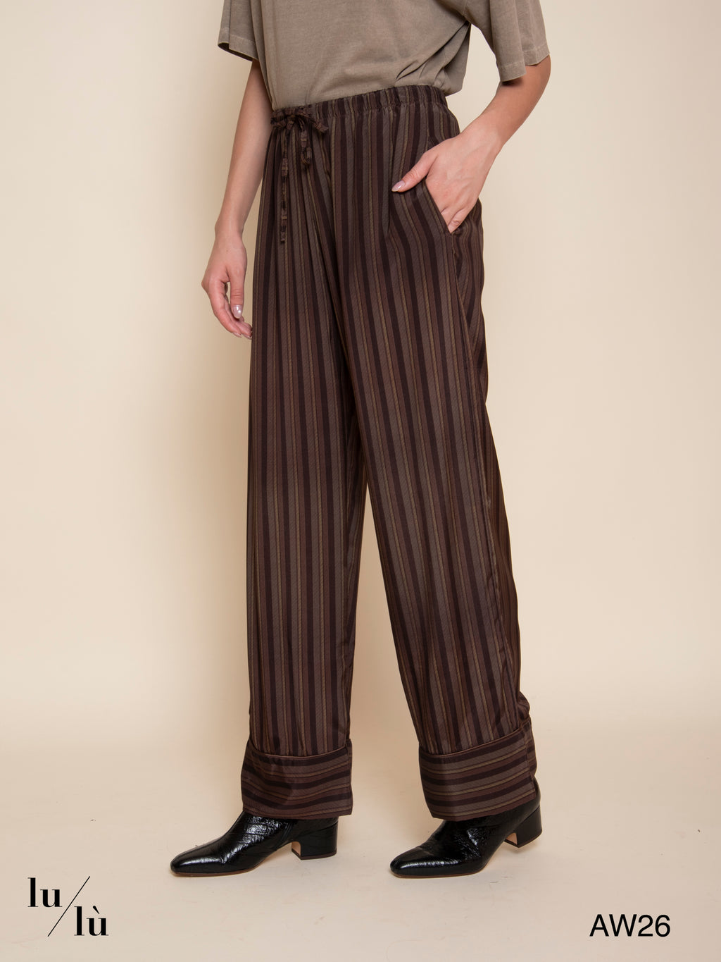 Pervis - Pantalone stile pigiama a righe