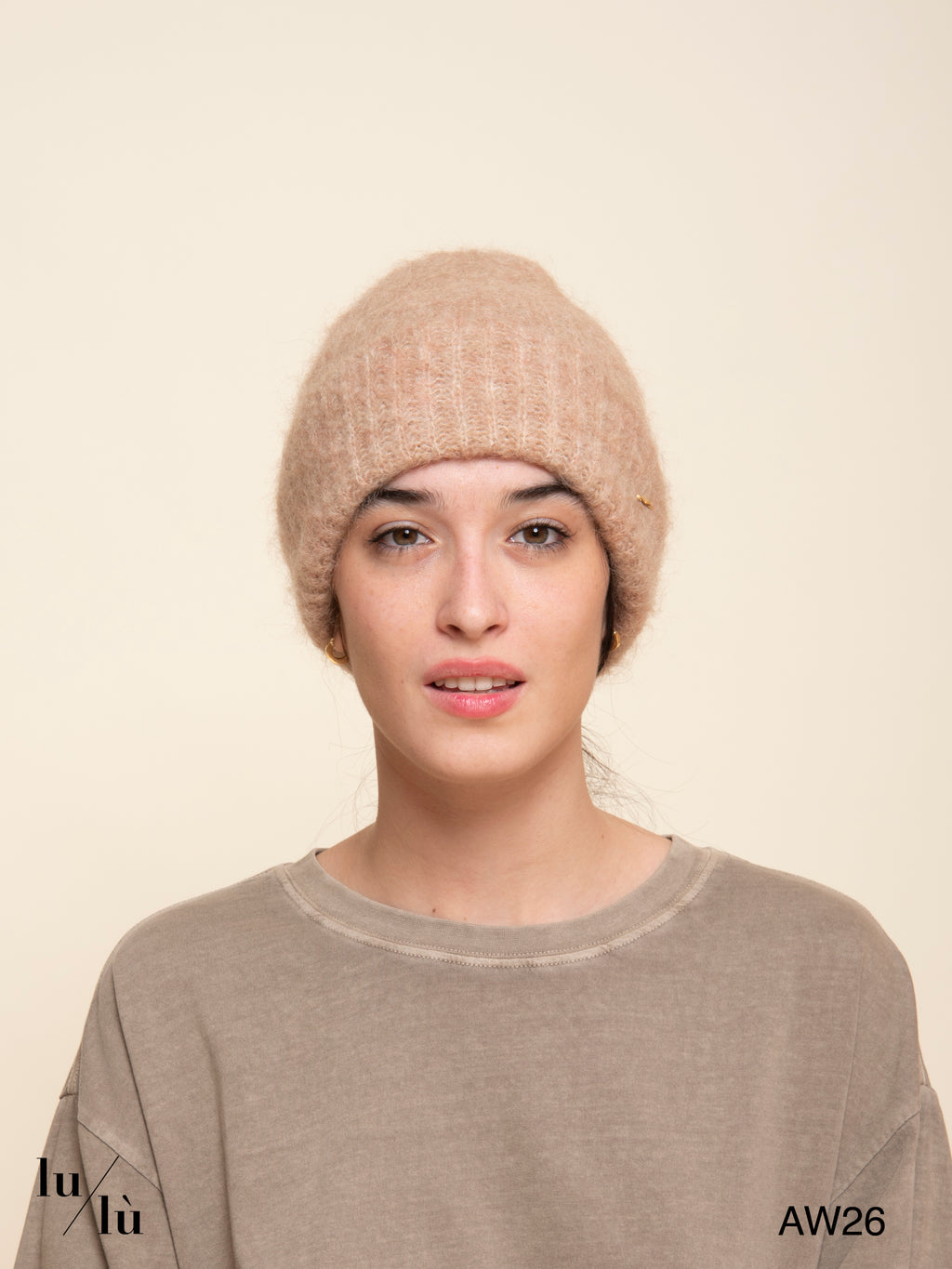 Alan Bush - Berretto in kid mohair e lana merino