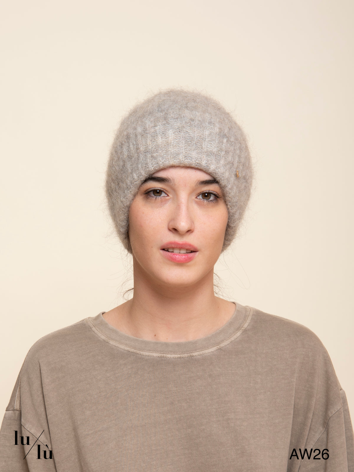 Alan Gris - Berretto in kid mohair e lana merino