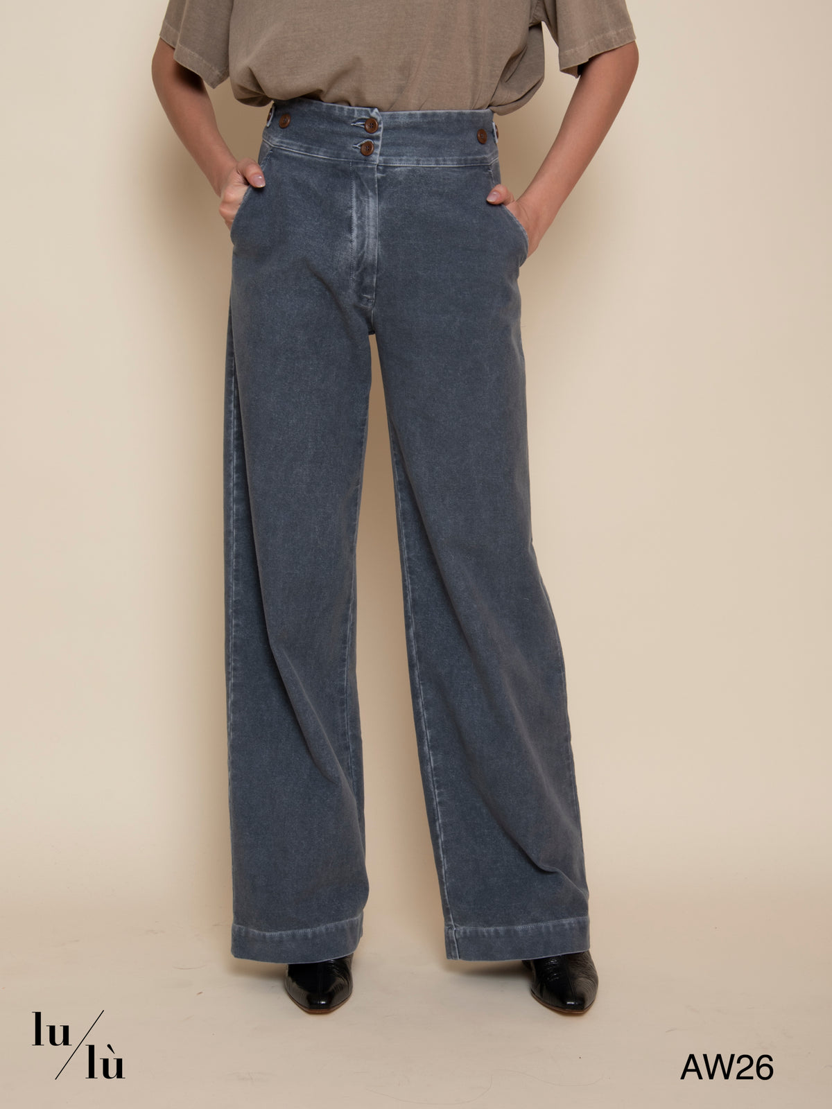 Torre - Pantalone in cotone stretch