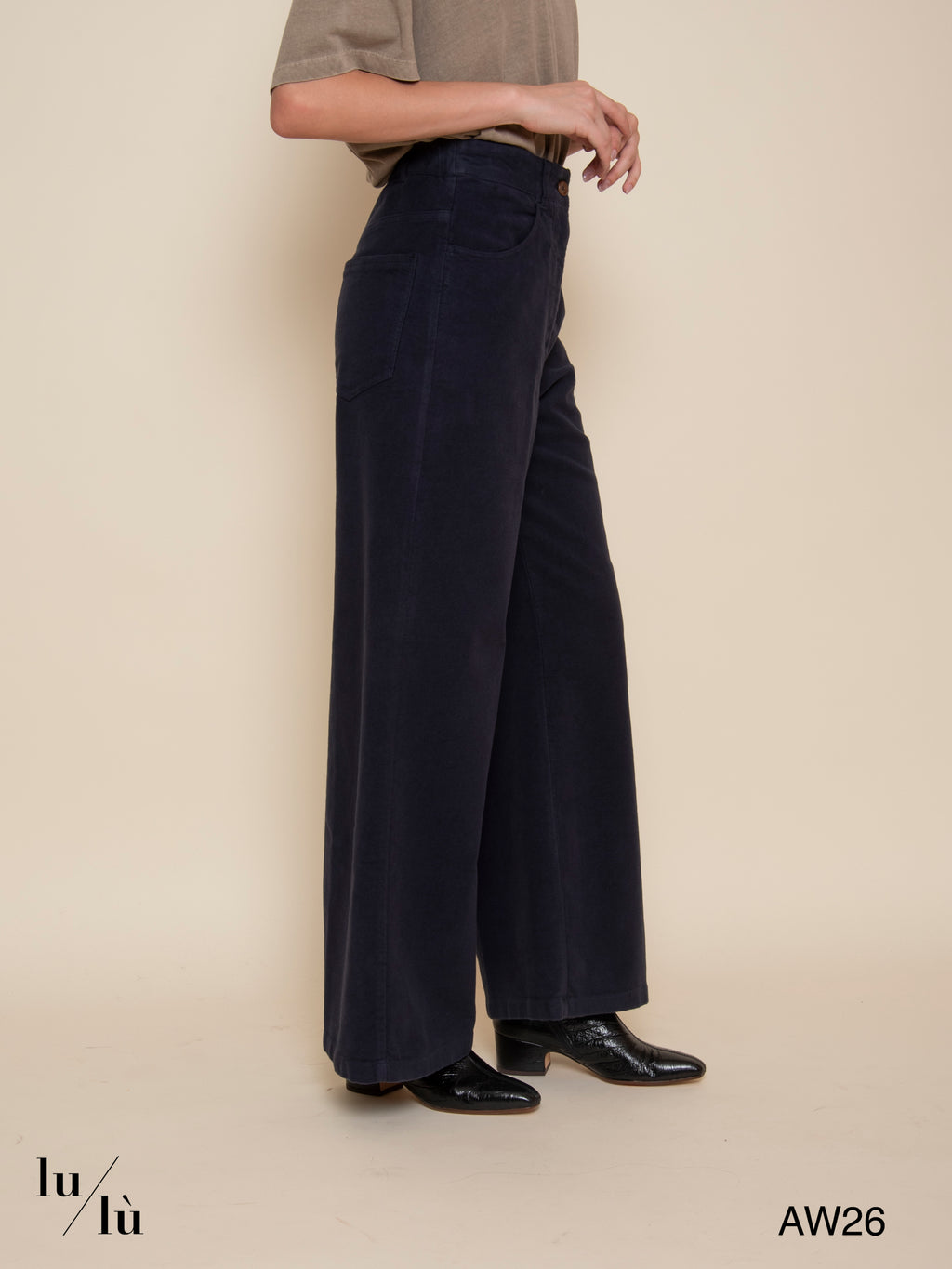 Alonte - Pantalone in cotone stretch