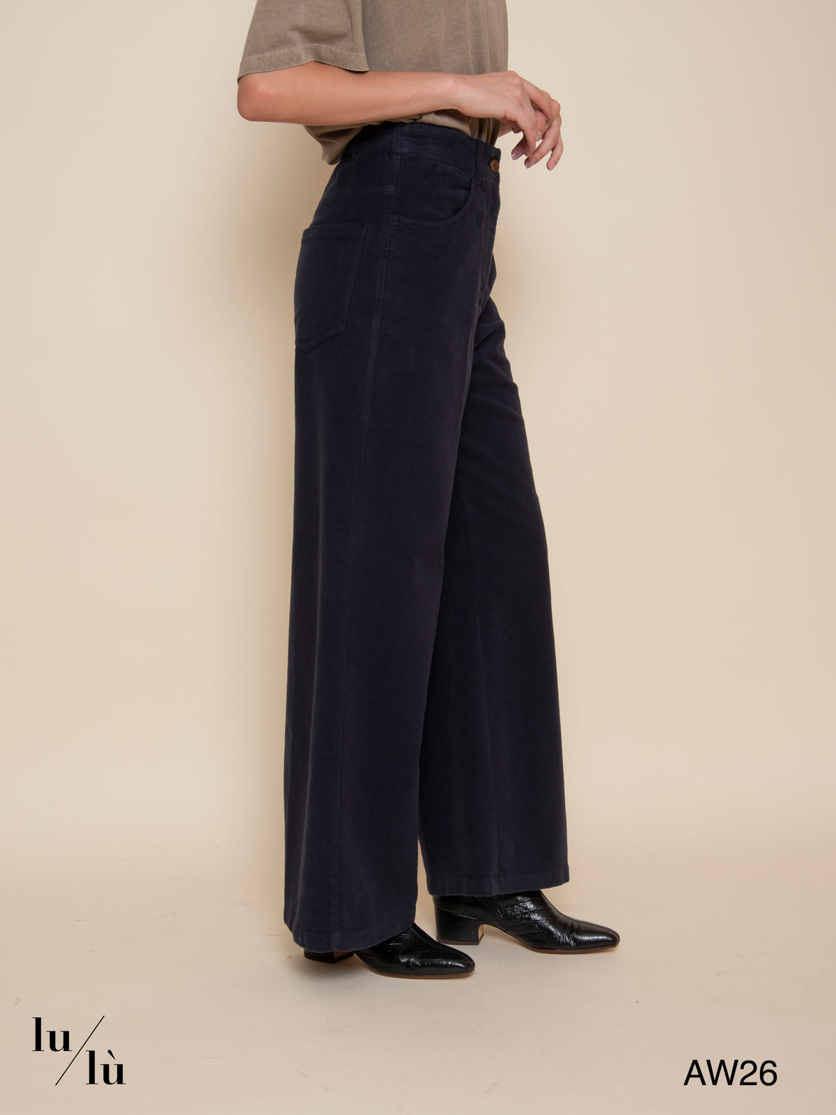 Alonte - Pantalone in cotone stretch