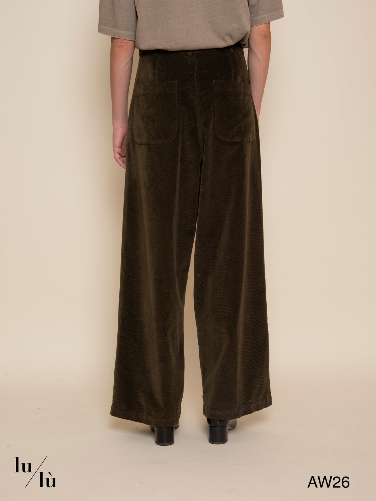 Selva - Pantalone in velluto di cotone stretch