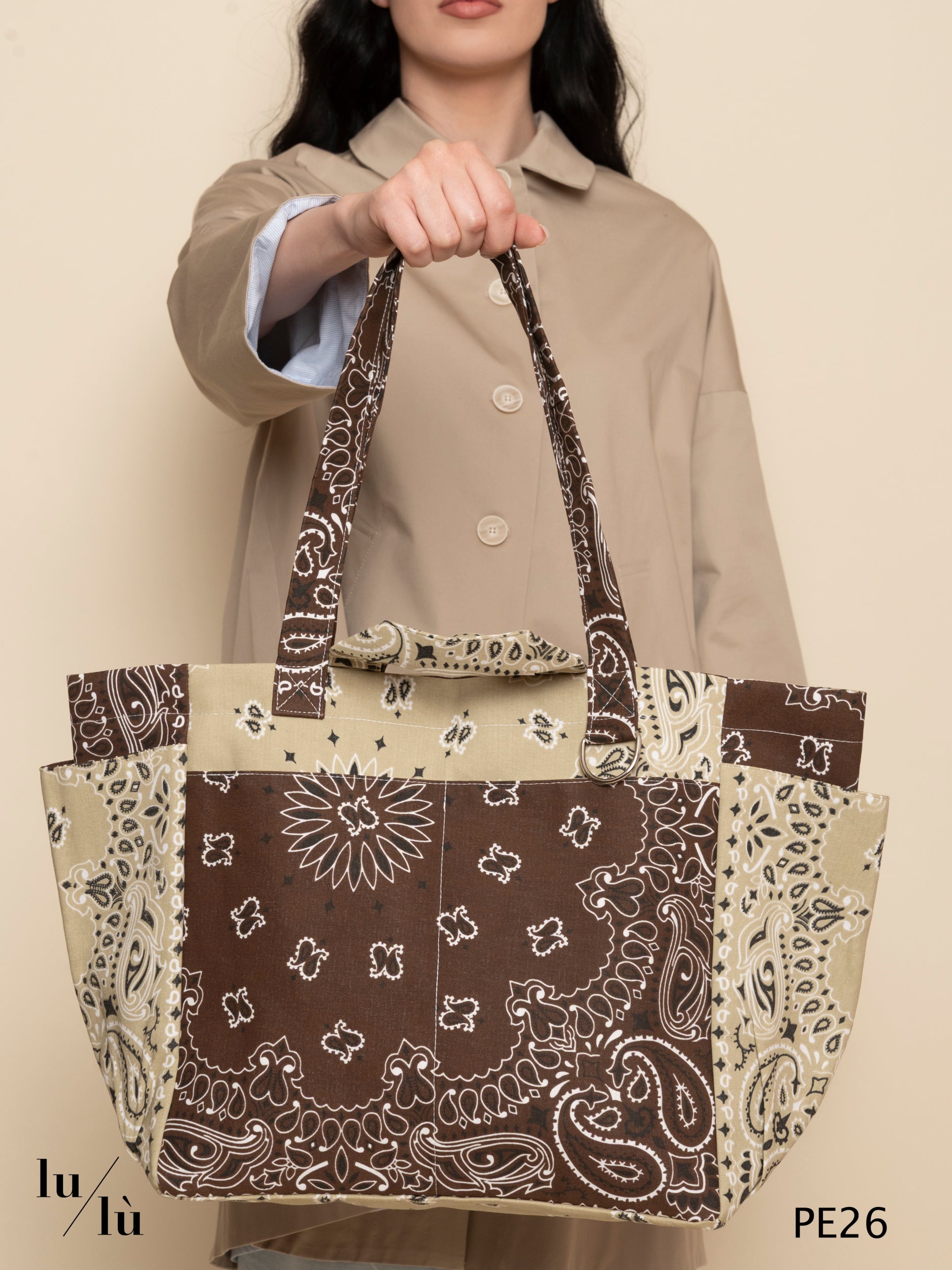 Trapeze - Borsa Bandana in cotone