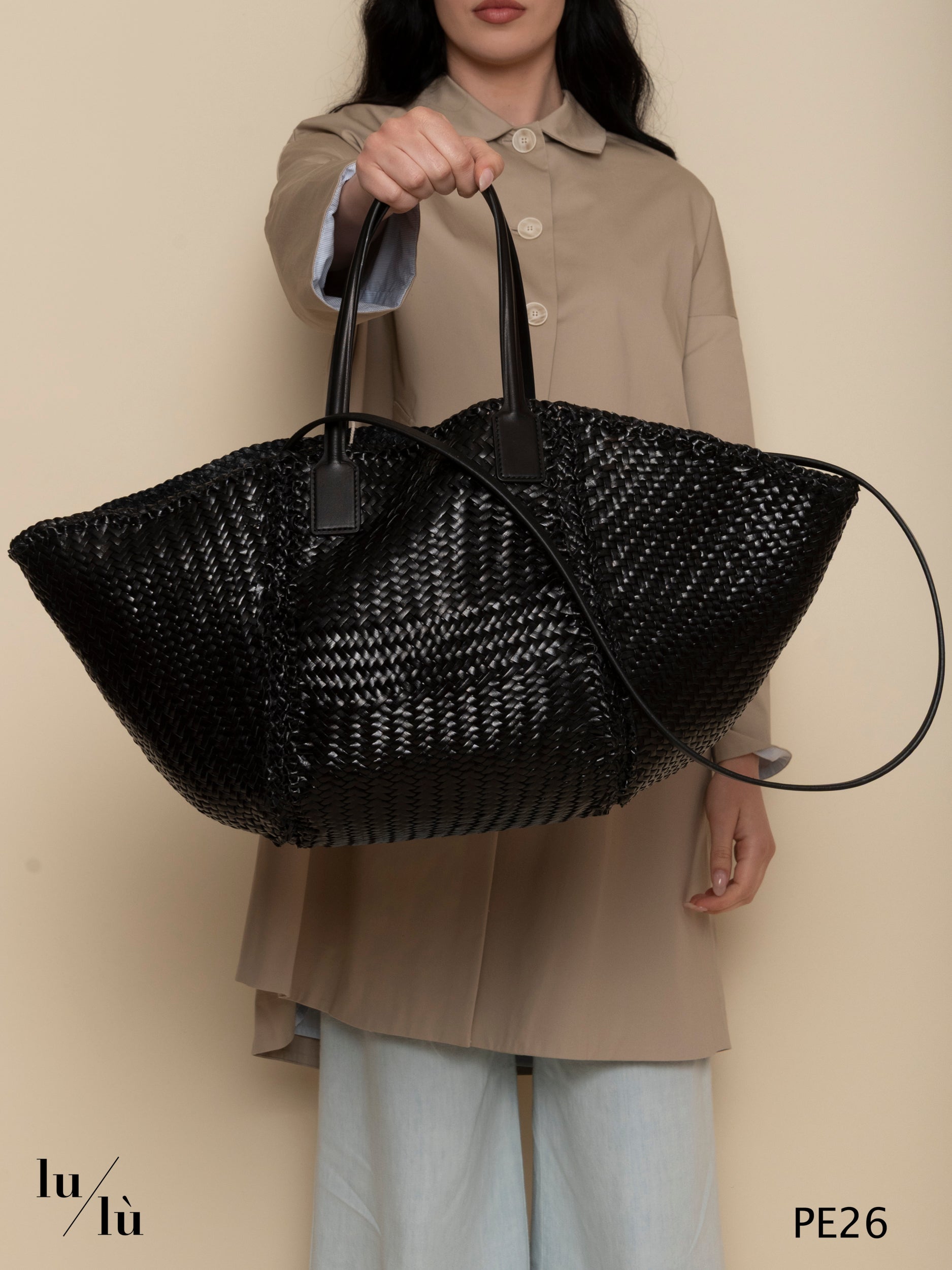 Teresa Black - Bag intrecciata a mano