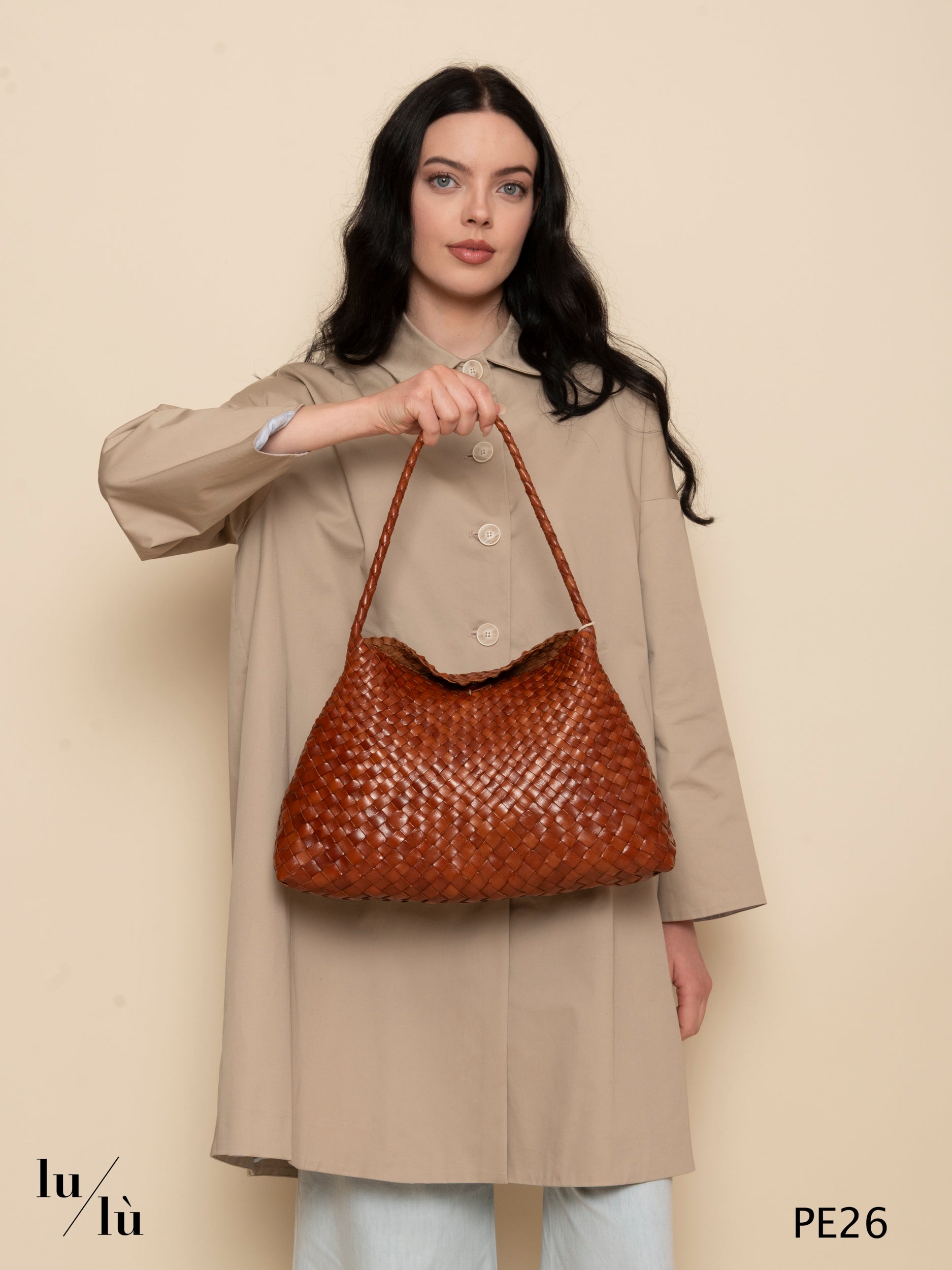 Santa Maria Cuoio - Borsa intrecciata in pelle